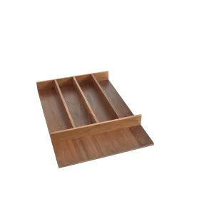 Rev-A-Shelf / 4WUT-WN-1SH / Walnut Trim-to-Fit Shallow Utility Drawer Insert Organizer