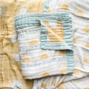 Reversible Muslin Blanket - Let Your Light Shine