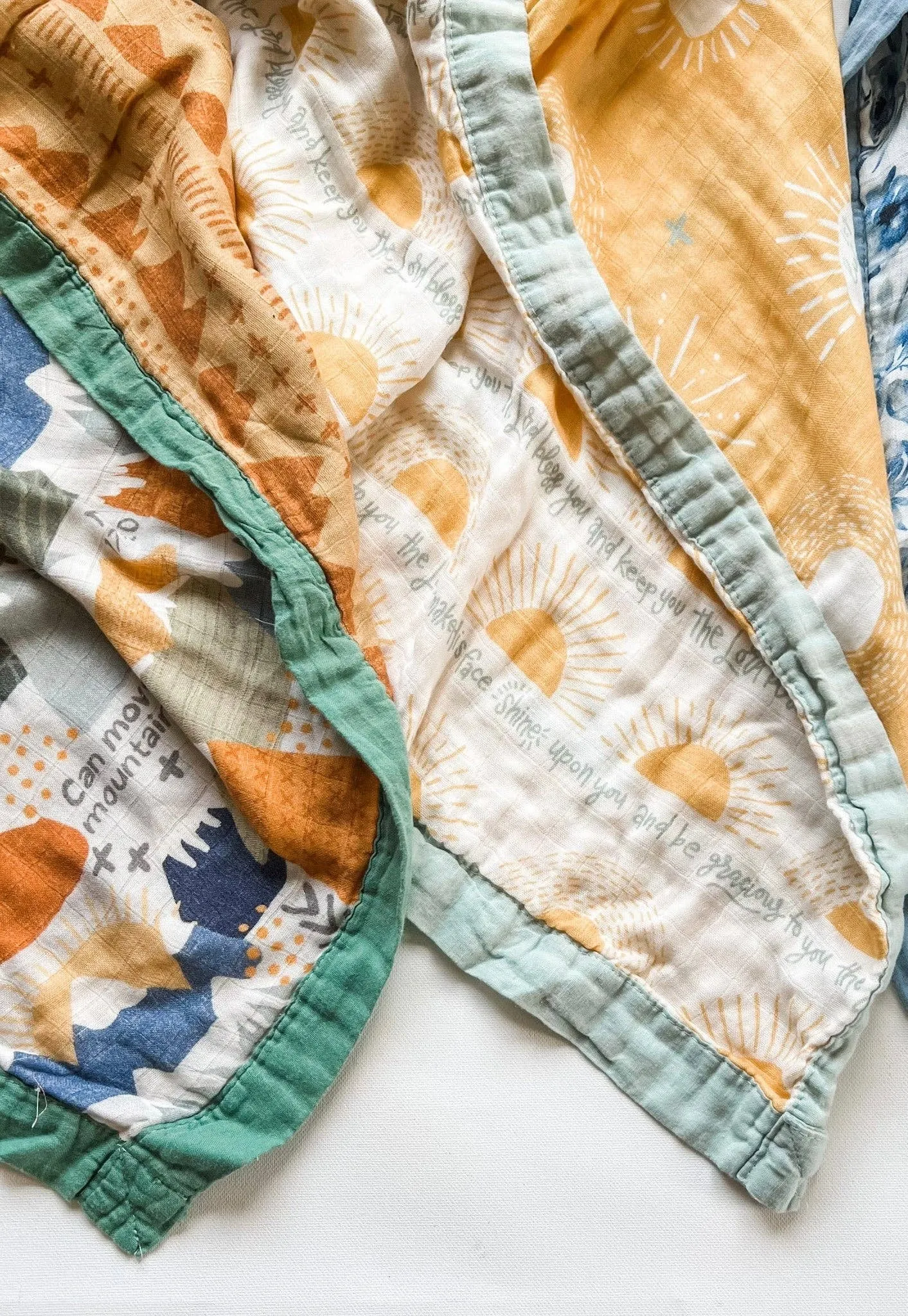 Reversible Muslin Blanket - Let Your Light Shine