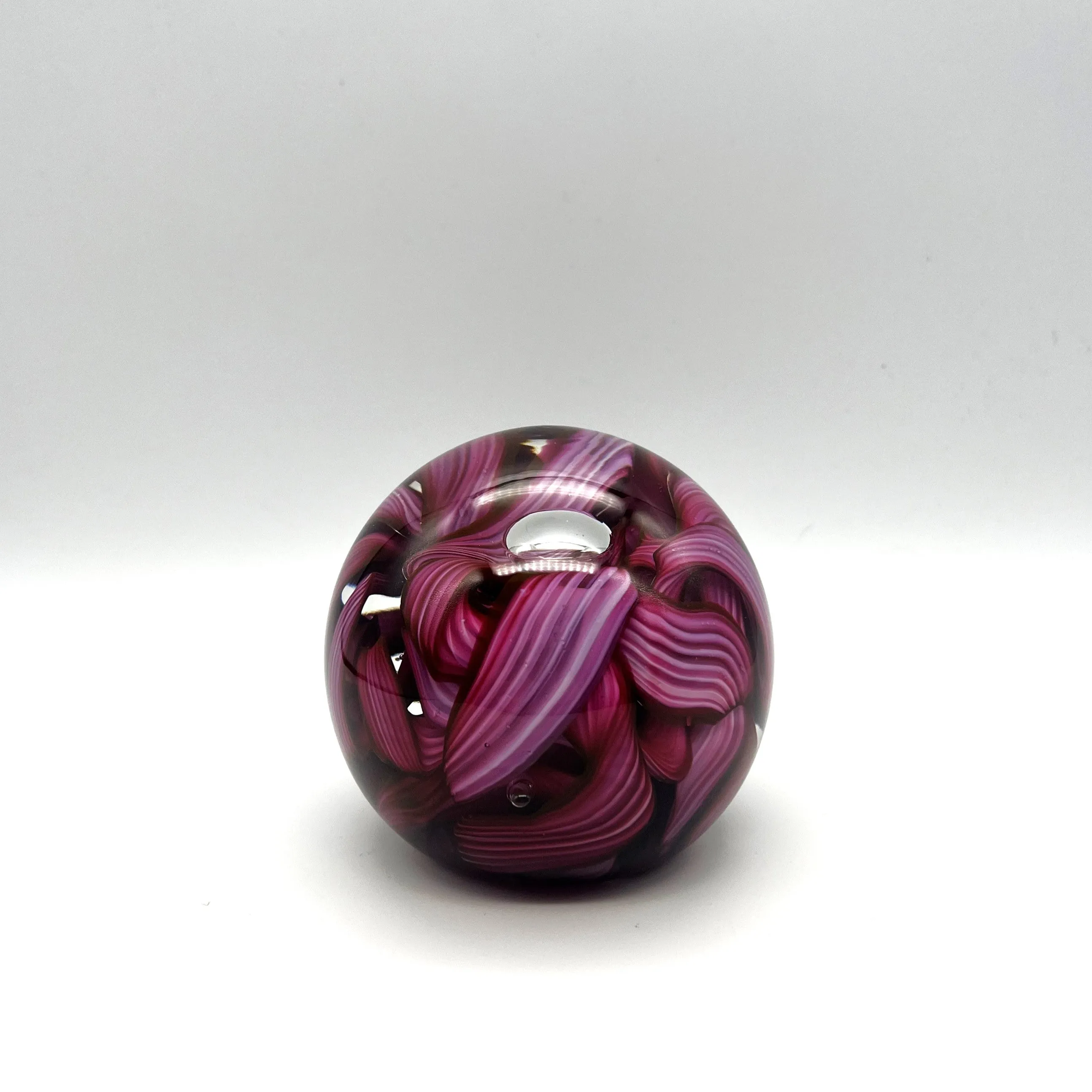 Ribbon Paperweight by Hudson Glass