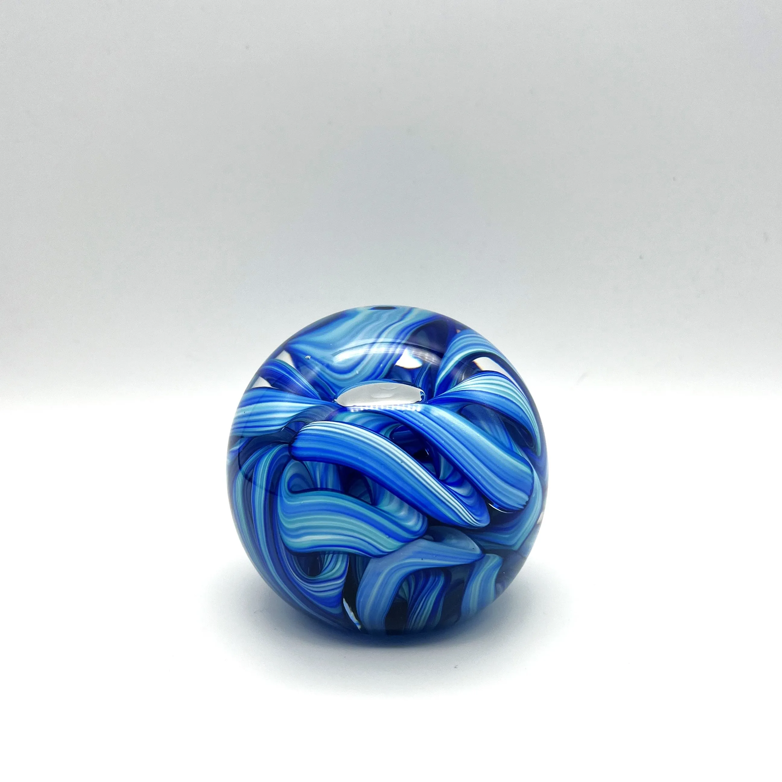 Ribbon Paperweight by Hudson Glass