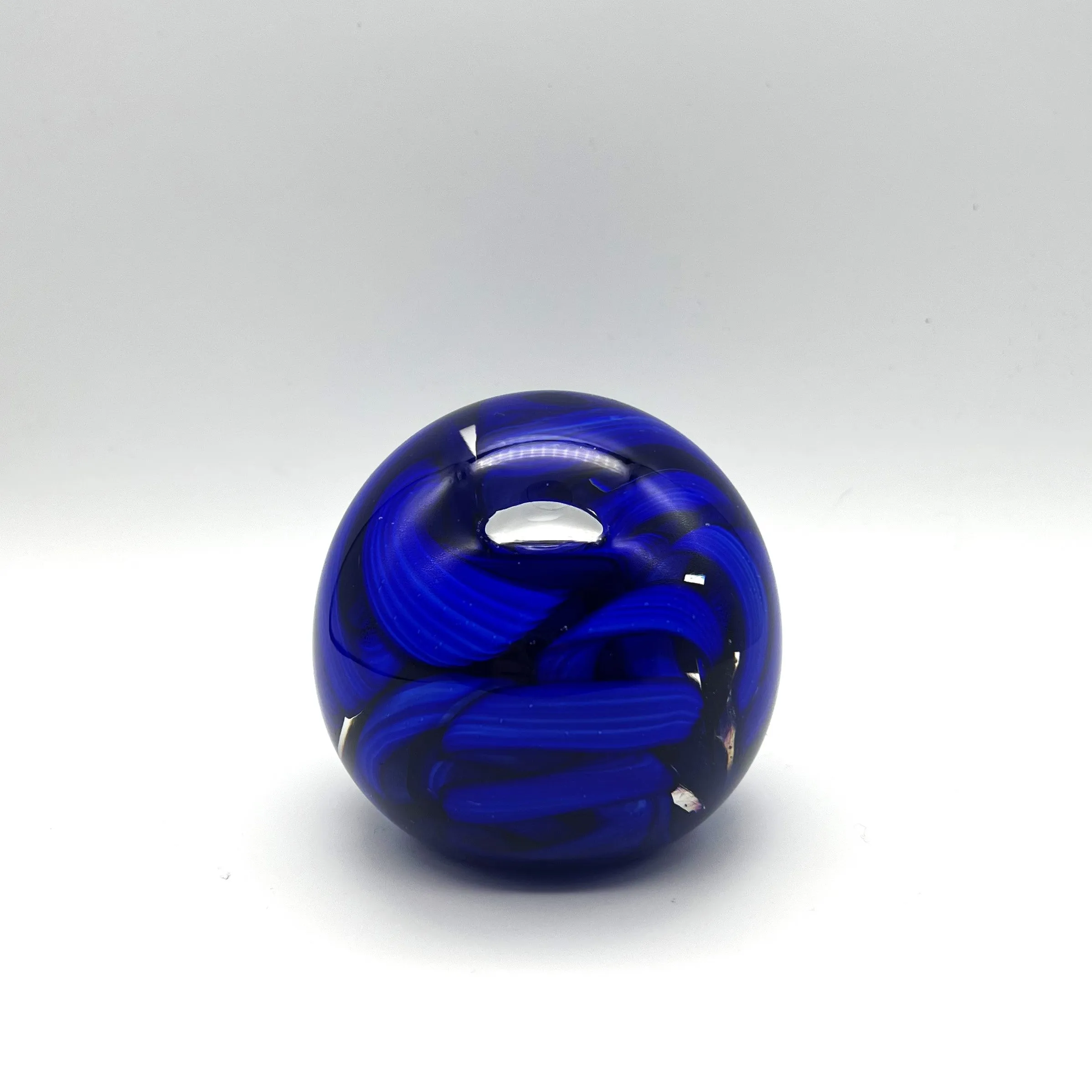 Ribbon Paperweight by Hudson Glass