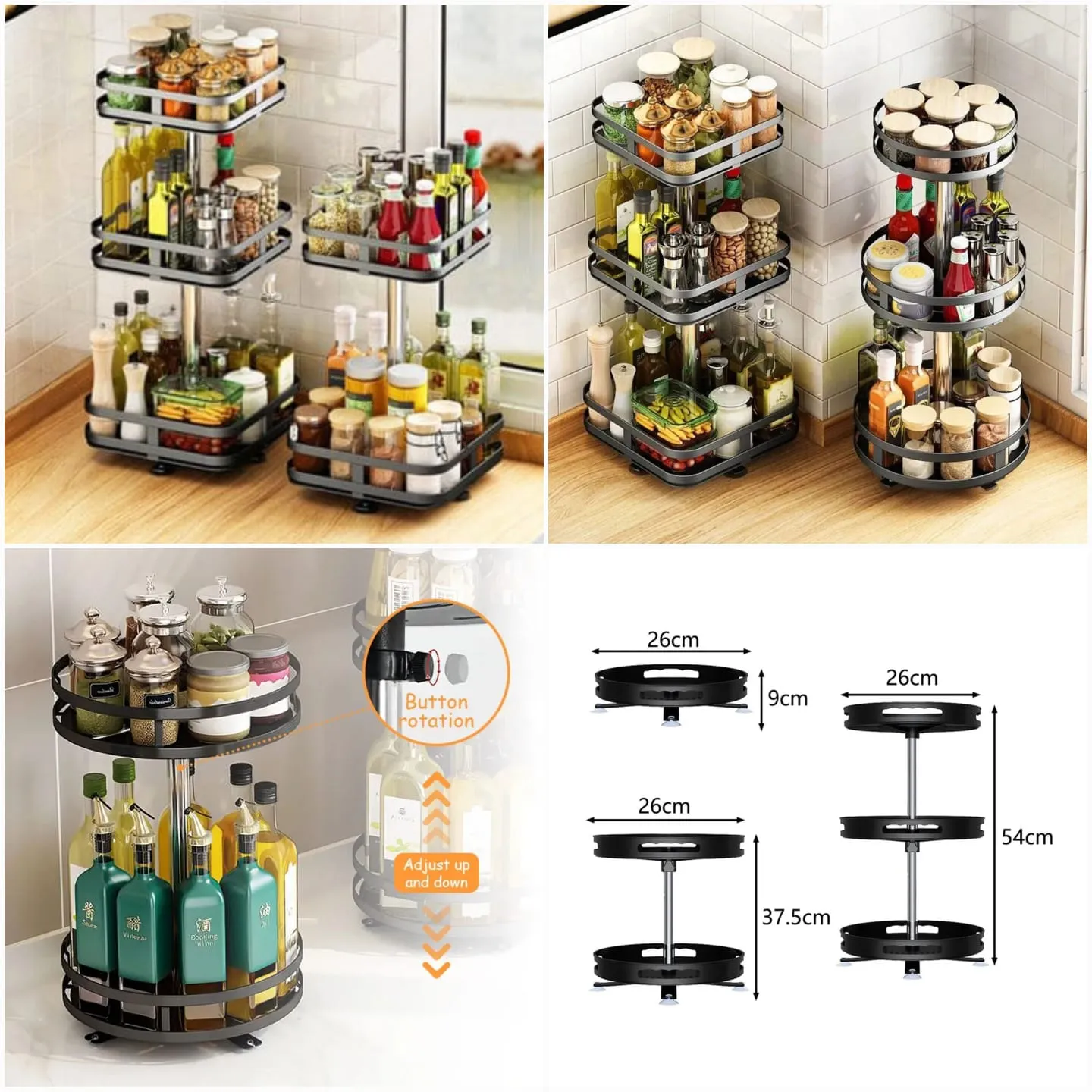 ROTATING IRON STORAGE RACK