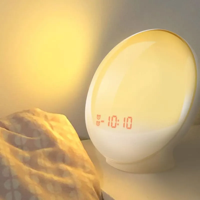 Round Alarm Clocks with Nature Sounds