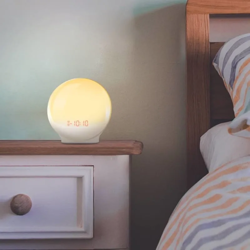 Round Alarm Clocks with Nature Sounds