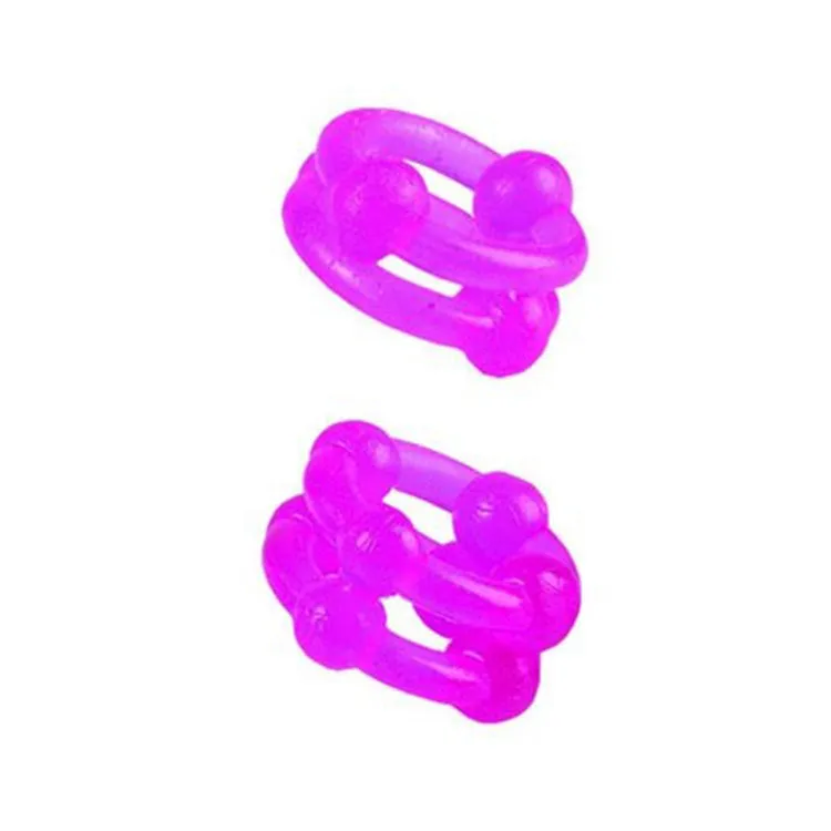 Silicone Island Double Stacker Cock Rings