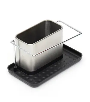 Sink Caddy with Tray - Stainless Steel