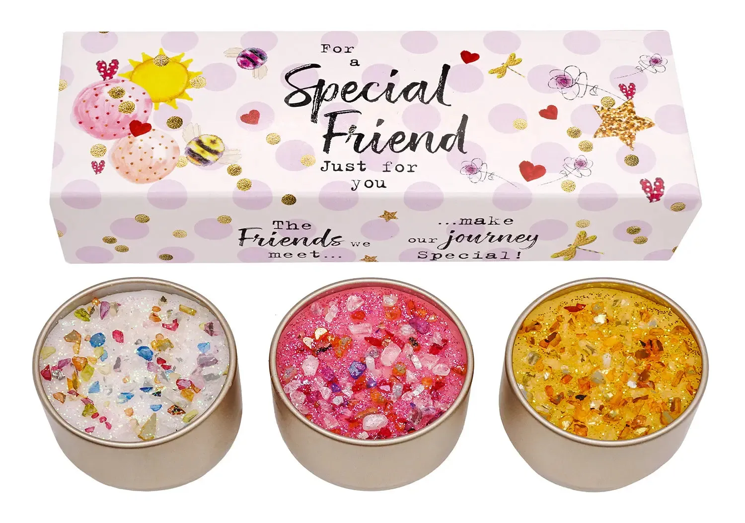 Special Friend Candles Trio Set