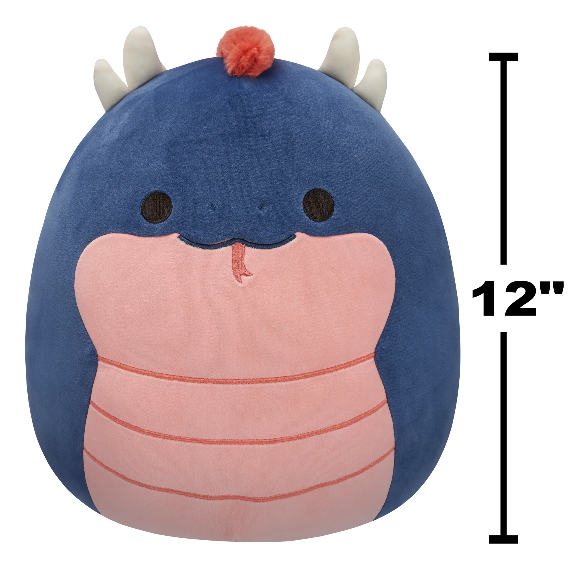 Squishmallows 12 Inch Plush S20 Cian  Navy Basilisk With Coral Belly