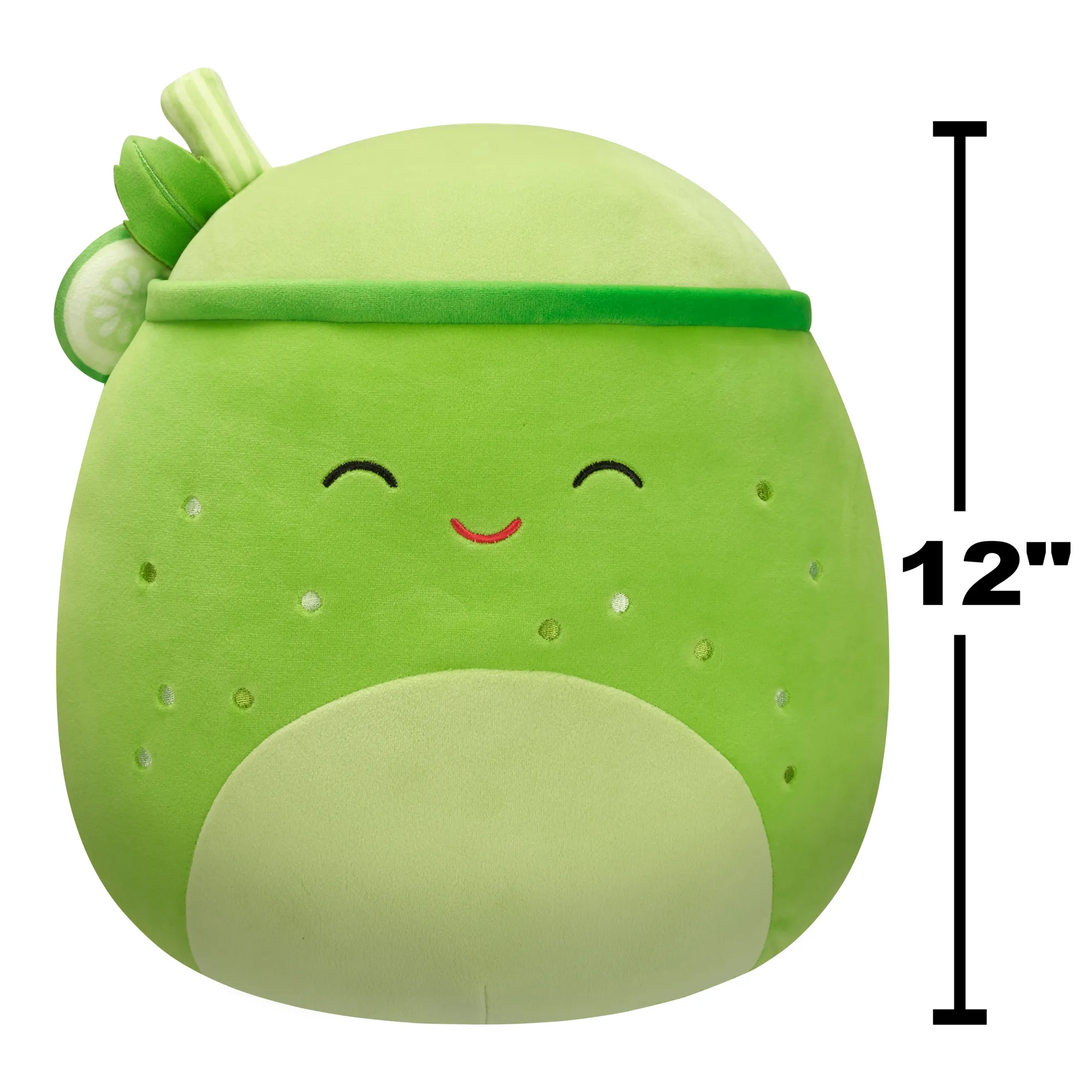 Squishmallows 12 Inch Plush S20 Townes  Green Juice With Closed Eyes