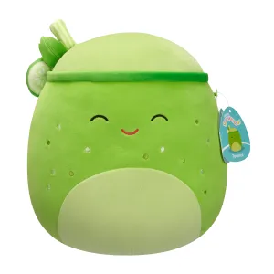 Squishmallows 12 Inch Plush S20 Townes  Green Juice With Closed Eyes