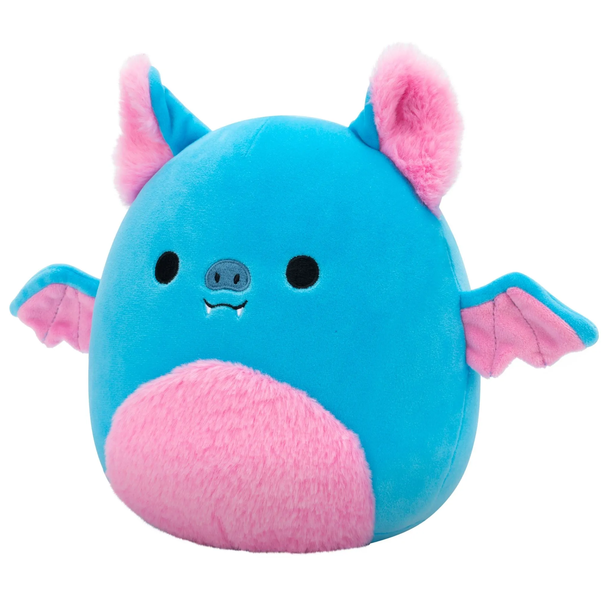 Squishmallows 7.5 Inch Plush S20 Boyle  Blue Fruit Bat With Pink Belly