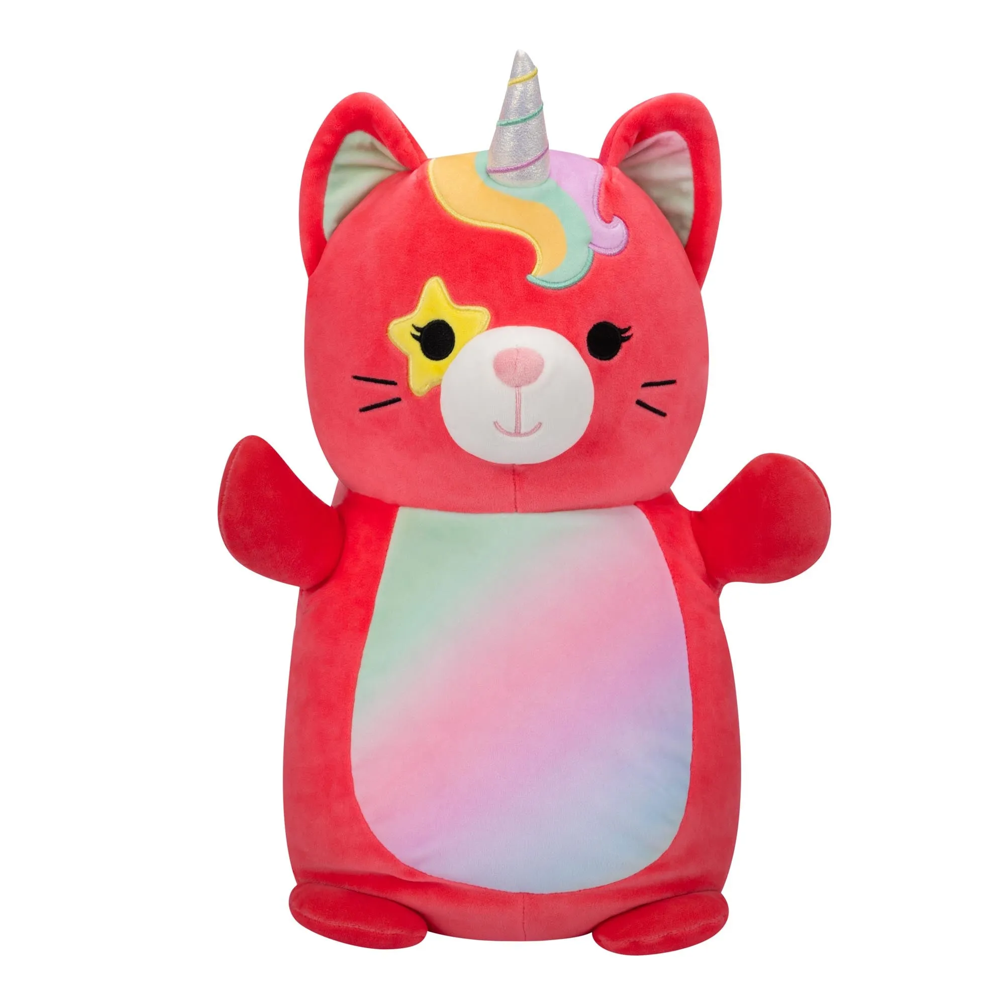 Squishmallows Hugmees 10 Inch Plush S16 Sienna Pink Starry Eyed Caticorn