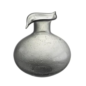 Teardrop Glass Vase Round