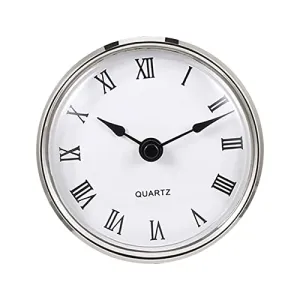 THE STYLE SUTRA 80mm Insert Clock Movement Quartz Battery Fit Up 3 inch Roman Numerals|Clock for Home|Wall Clock|Clock for Wall