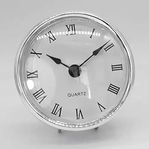 THE STYLE SUTRA 80mm Insert Clock Movement Quartz Battery Fit Up 3 inch Roman Numerals|Clock for Home|Wall Clock|Clock for Wall