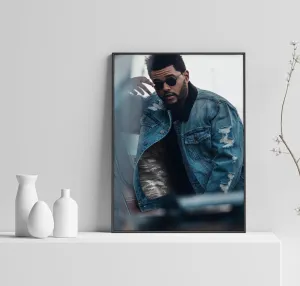 The Weeknd Poster, Xo Poster, After Hours Art, Home Decor, Rap Wall Art, Music Poster, Custom Poster, Canvas Poster, Rolled Canvas, Wall Art