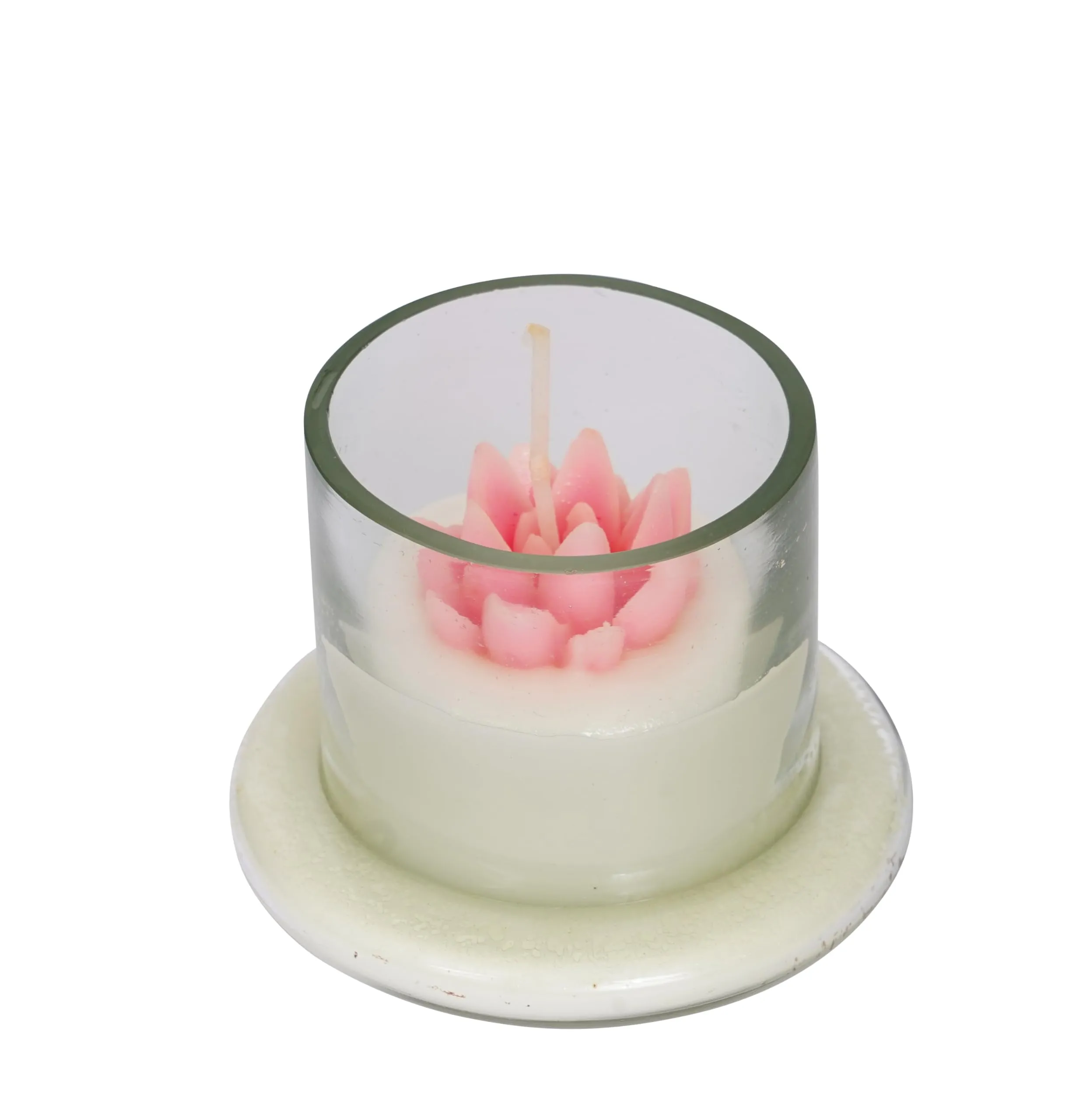 Theknira Votive Candle SOYA Wax | Scented Candles for Home Decor and Gifting | Ideal for Festival, Pooja, Home Deocor Soy Wax Candle - Pink