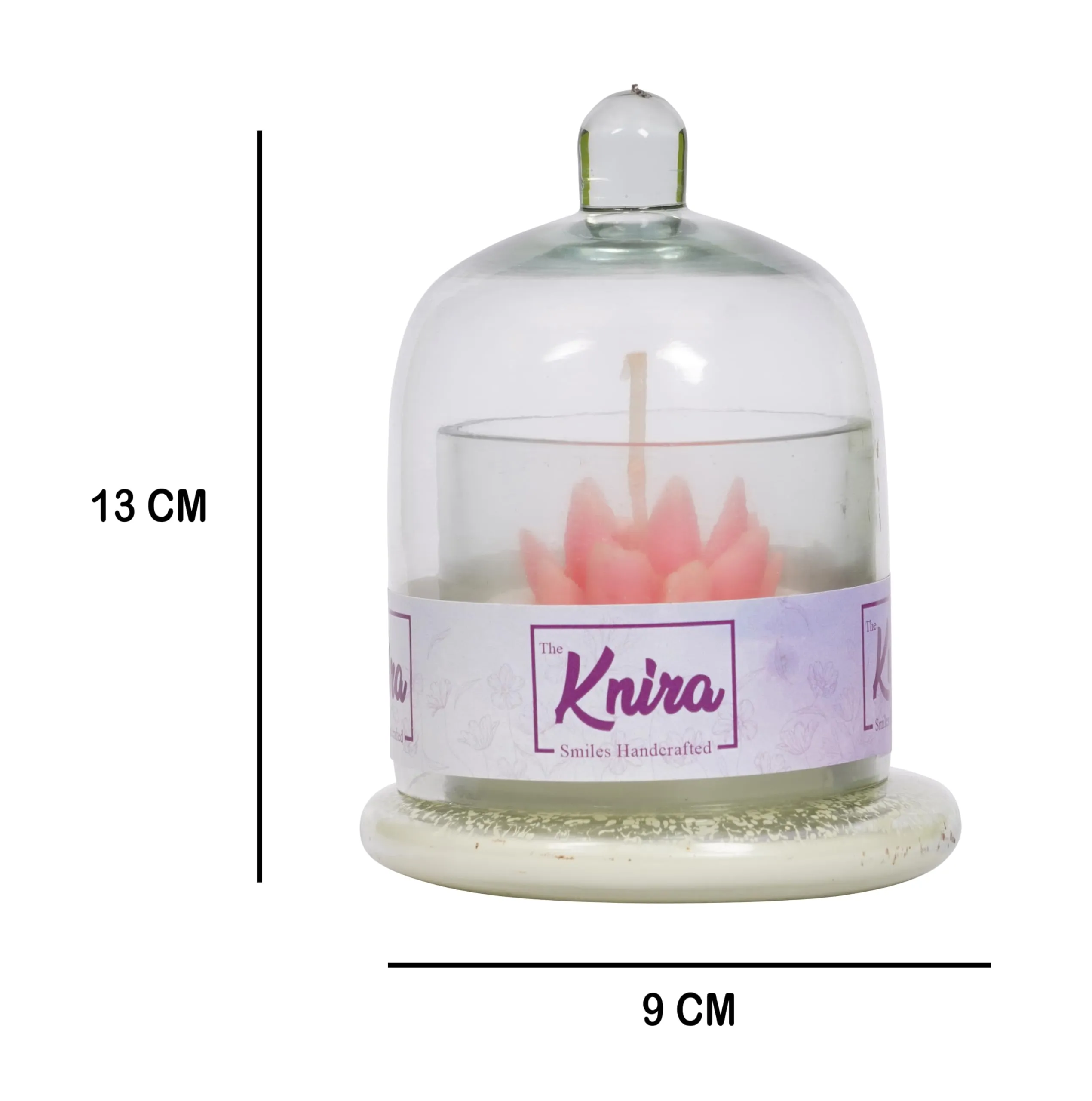 Theknira Votive Candle SOYA Wax | Scented Candles for Home Decor and Gifting | Ideal for Festival, Pooja, Home Deocor Soy Wax Candle - Pink