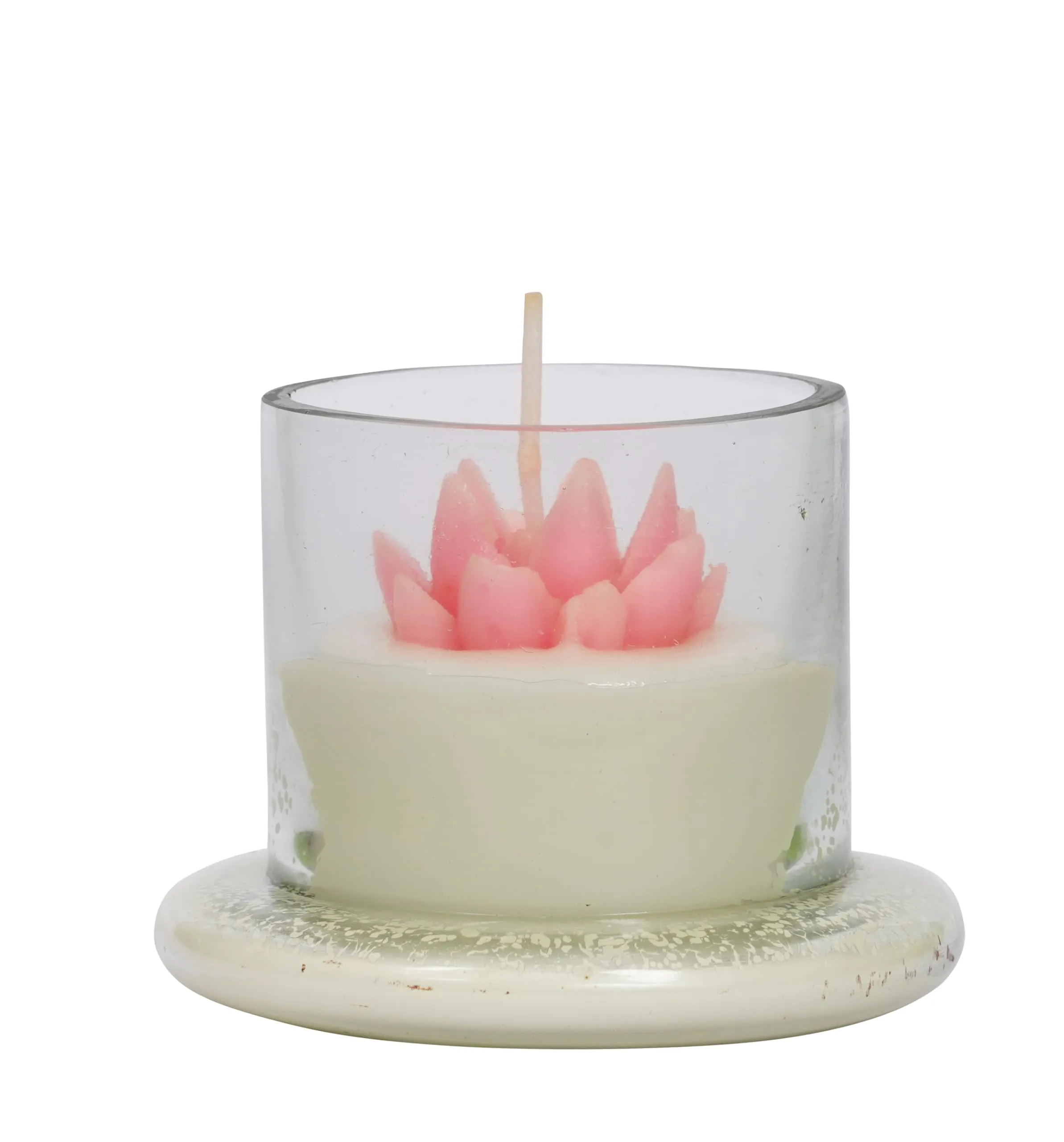 Theknira Votive Candle SOYA Wax | Scented Candles for Home Decor and Gifting | Ideal for Festival, Pooja, Home Deocor Soy Wax Candle - Pink