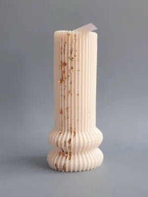 Twilight Ribbed Pillar Candle