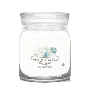 Yankee Candle 368g Baby Powder Signature Medium Jar Candle